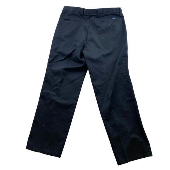 Dockers Men's Pants Size 36x32 Classic Straight Flat Front Casual Black Cotton - Picture 2 of 11